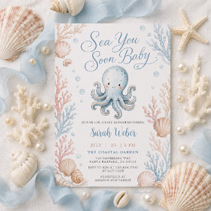 Invitation Sea You Soon Baby Shower