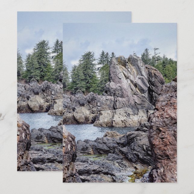 Invitation Seascape Crest (Devant / Derrière)