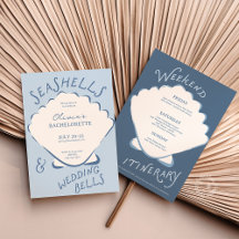 Seashells & Wedding Bels Bachelorette Itinerary