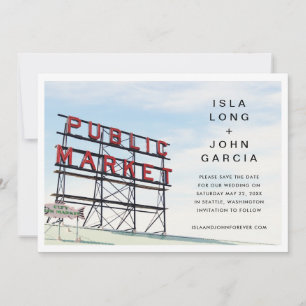 Invitation Seattle Enregistrer la date