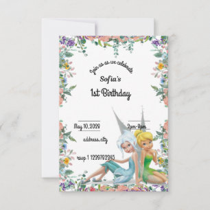 Invitation secret des ailes 1er anniversaire