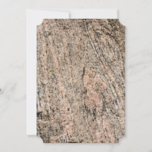 Invitation Sédiments roses et roches de granit noir