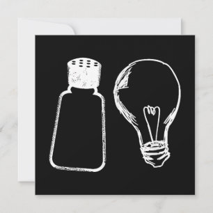 Invitation Sel & Lumière Be Ye Salt Bible Versets Matthieu 51