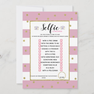 Invitation Selfie Challenge jeu