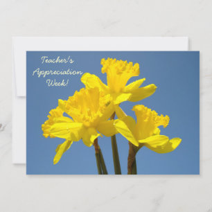 Invitation Semaine d'appréciation des enseignants ! Invitatio