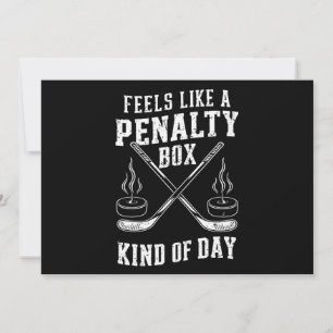 Invitation Semble être une journée de banc de pénalité de hoc