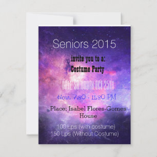 Invitation Seniors party
