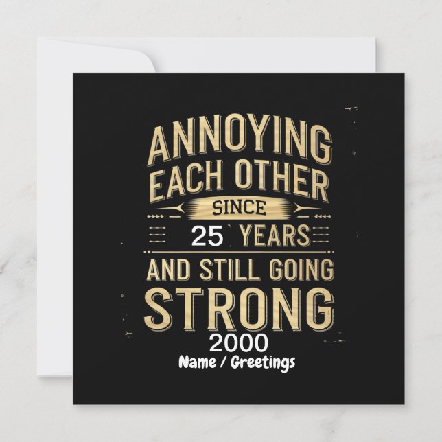 Invitation S'ennuyer mutuellement depuis des années toujours  (Devant)