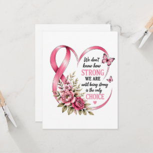 Invitation Sensibilisation au cancer du sein Strong Choice