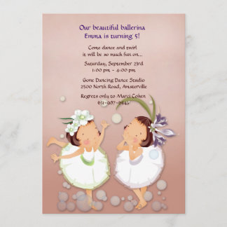 Invitation sensible de danseurs