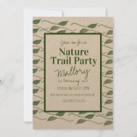Sentier de la nature Bois Feuille Anniversaire Rus