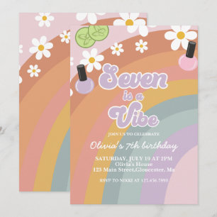 Invitation Sept est une ambiance Spa Rainbow 7e anniversaire