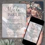 Invitation Sequel Mariage 2 Photo superposition Nous faisons<br><div class="desc">Famille Invitation et amis à vous voir dire "Je le fais" encore avec un élégant texte de 2 photo moderne superposer la suite faire-part de mariage. Tout libellé est simple à personnaliser, y compris une citation qui dit "nous faisons partie II." Customisez-le pour toute célébration du mariage, comme une cérémonie...</div>