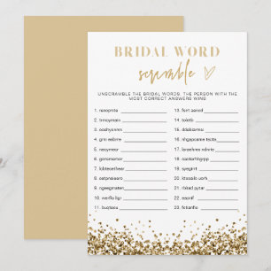 Invitation Séquences d'or REGINA Fête des mariées Séquences d