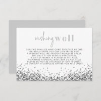 Séquins de Glam Argent REGINA Wwing Well Card