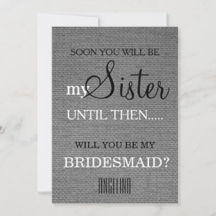 Invitation Seras-tu ma femme de ménage ?