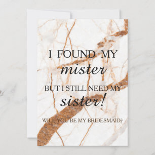 Invitation Seras-tu ma femme de ménage ?