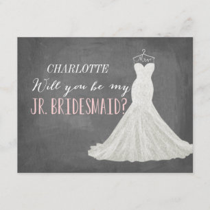 Invitation Seras-Tu Ma Jeune Femme D'Accueil   Bridesmaid