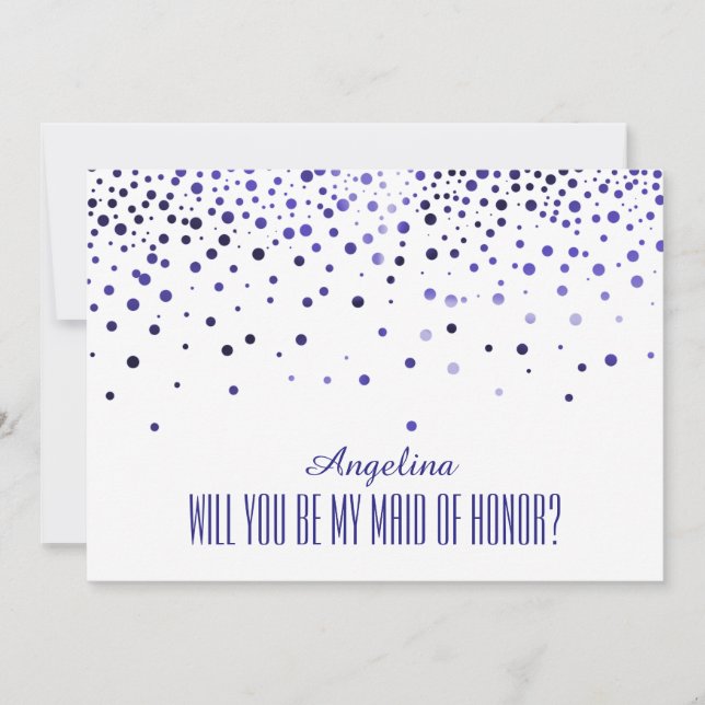 Invitation Seras-tu ma MAIN D'HONNEUR ? (Devant)