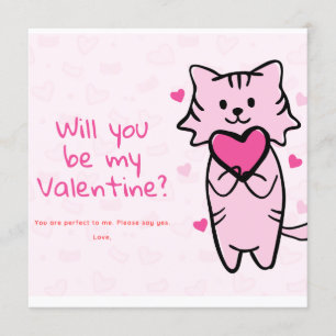 Invitation Seras-tu ma Saint-Valentin ?
