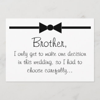 Invitation Seras-tu mon meilleur homme ?