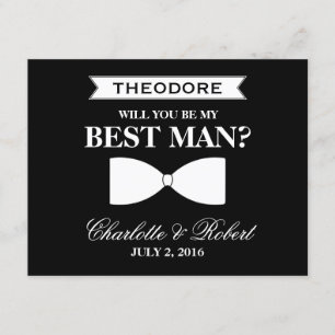 Invitation Seras-tu mon meilleur homme ?  Groomsman