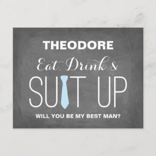 Invitation Seras-tu mon Meilleur Homme ?   Groomsmen