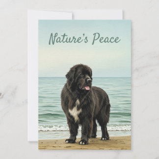 Invitation Sérénité au bord de la mer – Nature du chien de Te