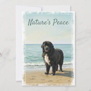 Invitation Sérénité au bord de la mer – Nature du chien de Te