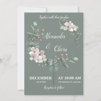 Invitation Sérénité Verte