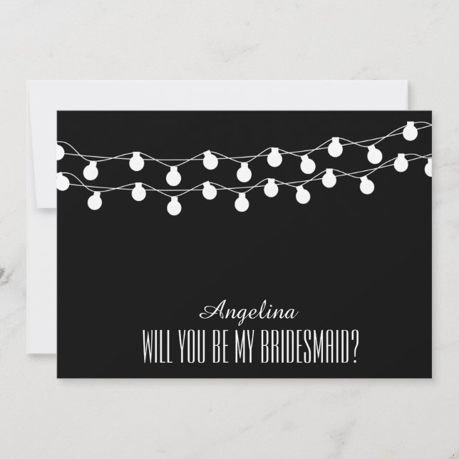 Invitation Serez-vous ma demoiselle d'honneur ? (Devant)