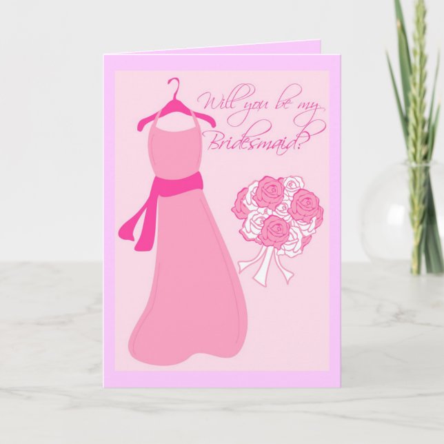 Invitation Serez-vous ma demoiselle d'honneur ? (Devant)