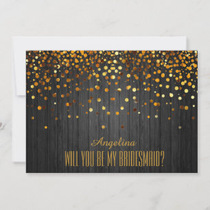 Invitation Serez-vous ma demoiselle d'honneur ?