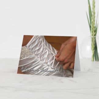 Invitation Serez-vous ma demoiselle d'honneur ?