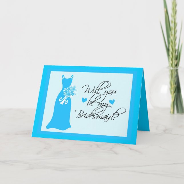 Invitation Serez-vous ma demoiselle d'honneur ? (Devant)