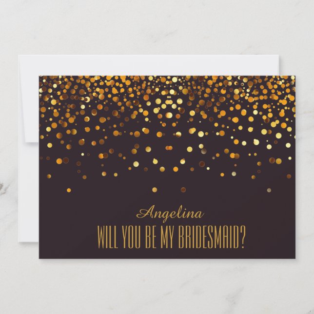 Invitation Serez-vous ma demoiselle d'honneur ? (Devant)