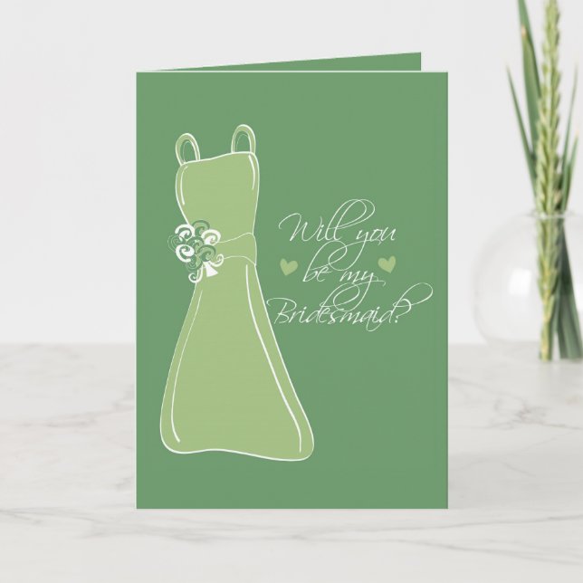 Invitation "Serez-vous ma demoiselle d'honneur ?" (Devant)