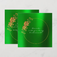 Serez-Vous Ma Femme D'Accueil Gold Emerald Green