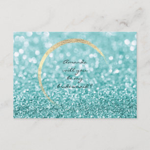 Invitation Serez-Vous Ma Femme D'Accueil Tiffany Gold Parties