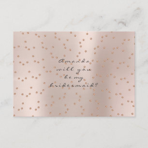 Invitation Serez-Vous Ma Rose D'Accueil Gold Swarovski Crys