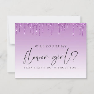 Invitation Serez-Vous Ma Servante D'Epouse - Purple Parties s