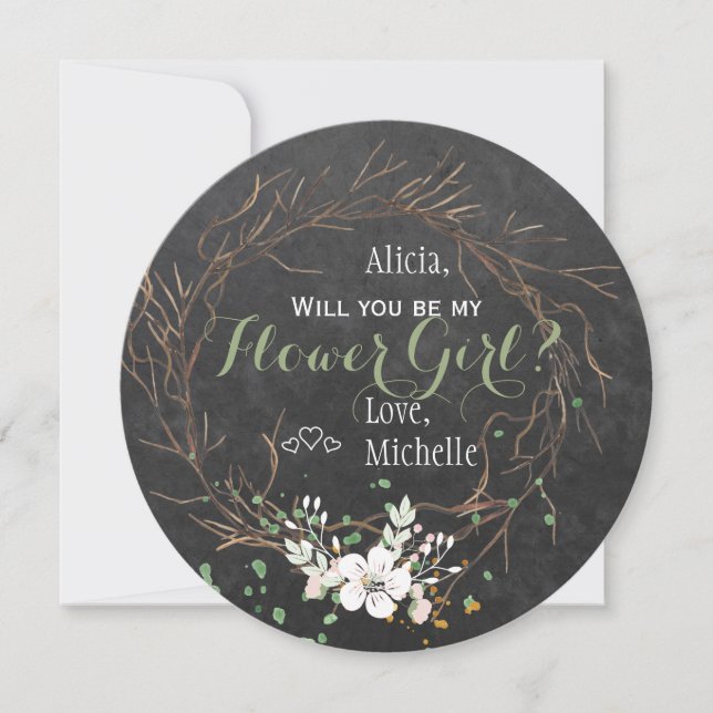 Invitation Serez-vous ma servante d'hiver tableau de bord mod (Devant)