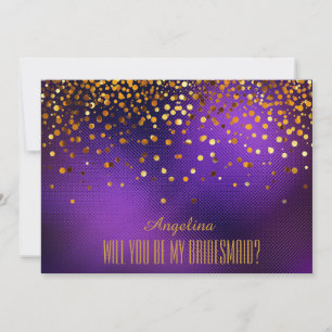Invitation Serez-vous ma servante d'honneur ?