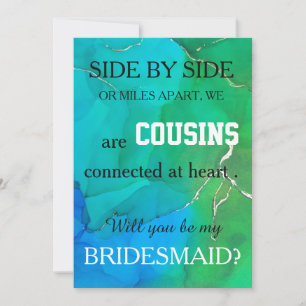 Invitation Serez-vous ma servante d'honneur ?