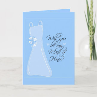 Invitation "Serez-vous ma servante d'honneur ?"