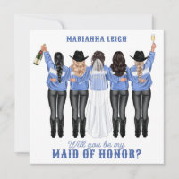 Serez-vous ma servante d'honneur ? Filles à Denim