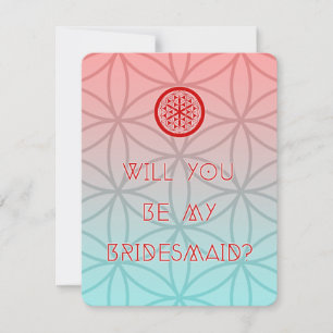 Invitation serez-vous ma servante d'honneur sacrée ?