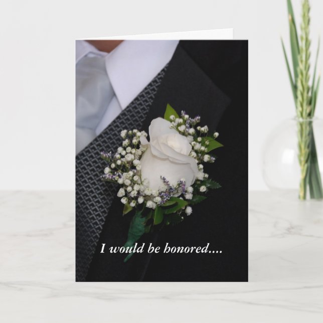 Invitation Serez-Vous Mon Groomage ? (Devant)