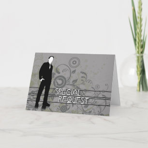 Invitation serez-vous mon groomsman ?