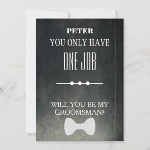 Invitation Serez-Vous Mon Groomsman ?